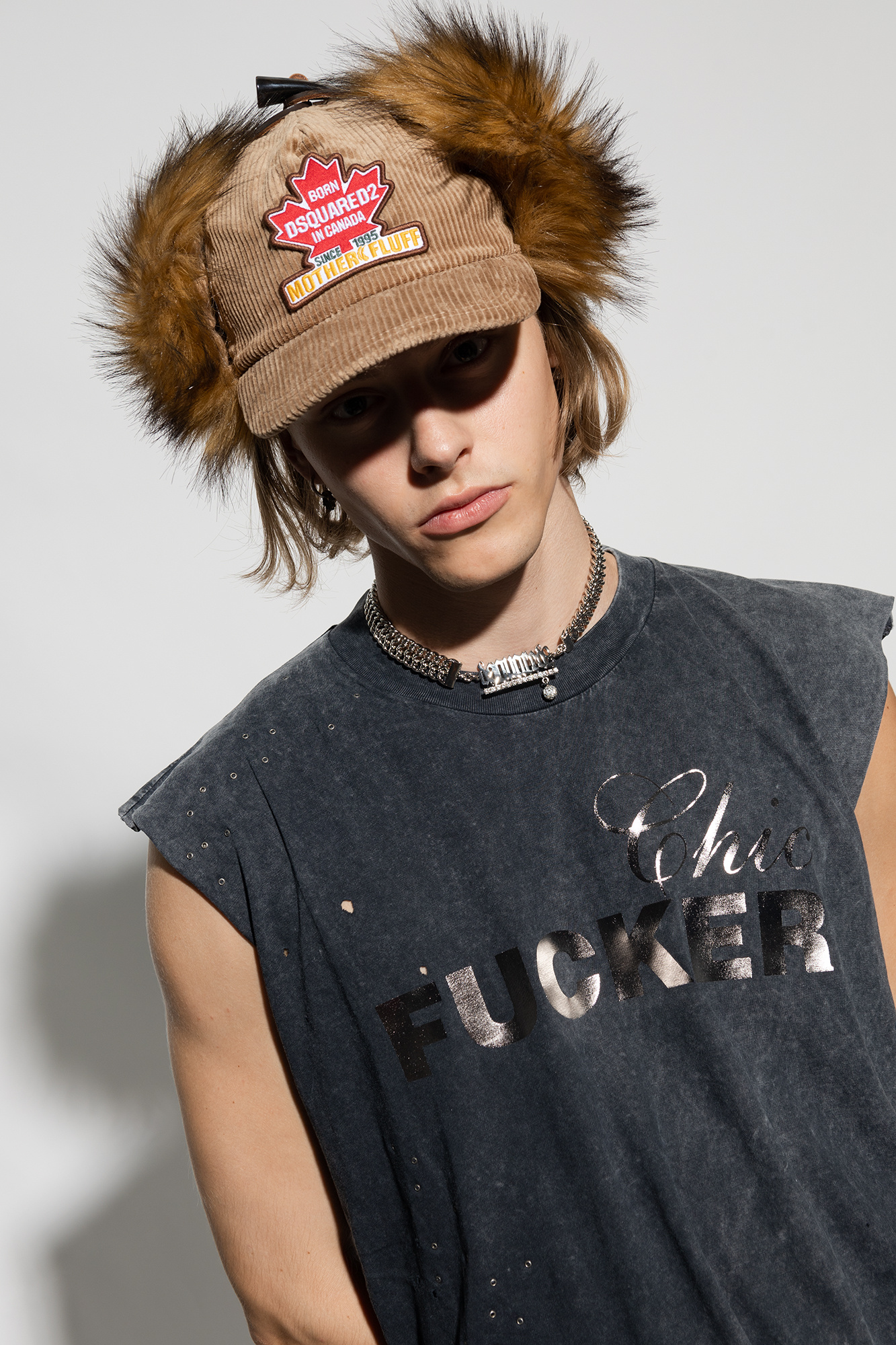 Brown Baseball cap Dsquared2 - men caps women footwear